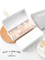 ins style simple bull crisp box cowled cake dakewaz snowflake crisp Madeleine biscuit box