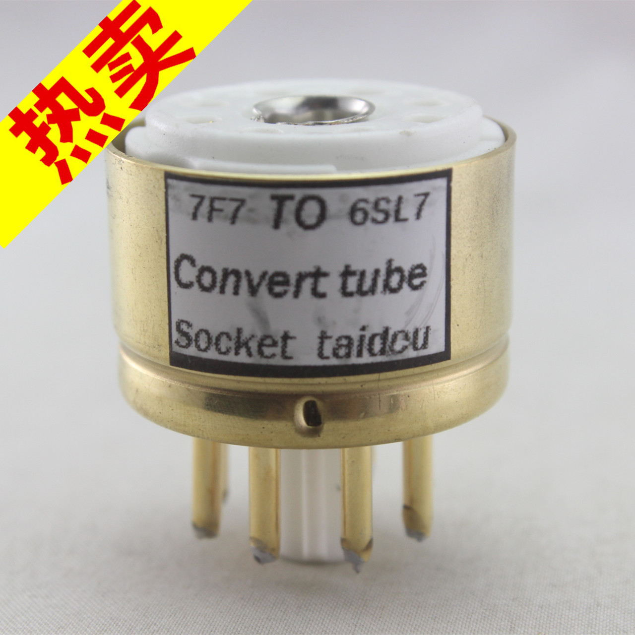 Advanced custom 7F7 to 6SL 7 5691 6N9P 6H9C Converter Vacuum Tube Gilded Converter Seat