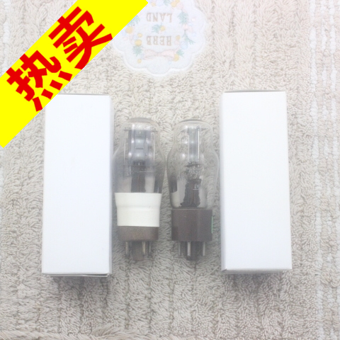 British TUNGSRAM 6J5G CV1932 CV1932 6C5 6C5 square ring reinforcing rib gourd body brown seat 6J5 vacuum tube