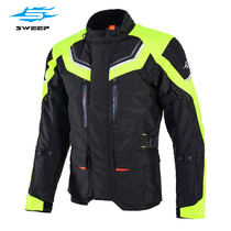 Imported SWEEP motorcycle imported riding suit suit Mens Heavy locomotive rally suit Four Seasons breathable waterproof and anti-fall