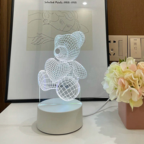 Small night light table lamp Bedroom headlights Bedroom girls Childrens room Warm Atmosphere Sleep Atmosphere Small lamp plug-in remote control