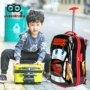 Xe ô tô hoạt hình 20 inch 18 inch xe đẩy trẻ em trường hợp phổ quát bánh xe vali hành lý vali nam và nữ bé có thể ngồi có thể đi xe - Va li vali lock and lock