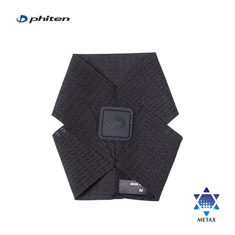 Phiten law rattan Japanese original ankle guard light bandage sports running foot protection black adult one pack