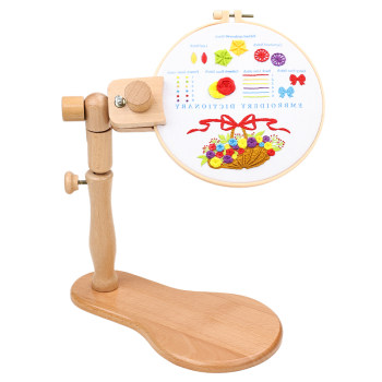 Desktop embroidery stretcher fixed frame embroidery stand embroidery stand table side clip embroidery flower embroidery clip french embroidery cross stitch adjustable stand