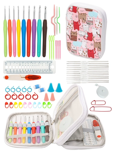 Крючок для вязания, плетеный шерстяной набор инструментов, шерстяная детская кукла, шапка