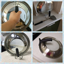 Supohl frying pan lid pan lid frying pan flat bottom pan frying pan with lid glass transparent combinable lid