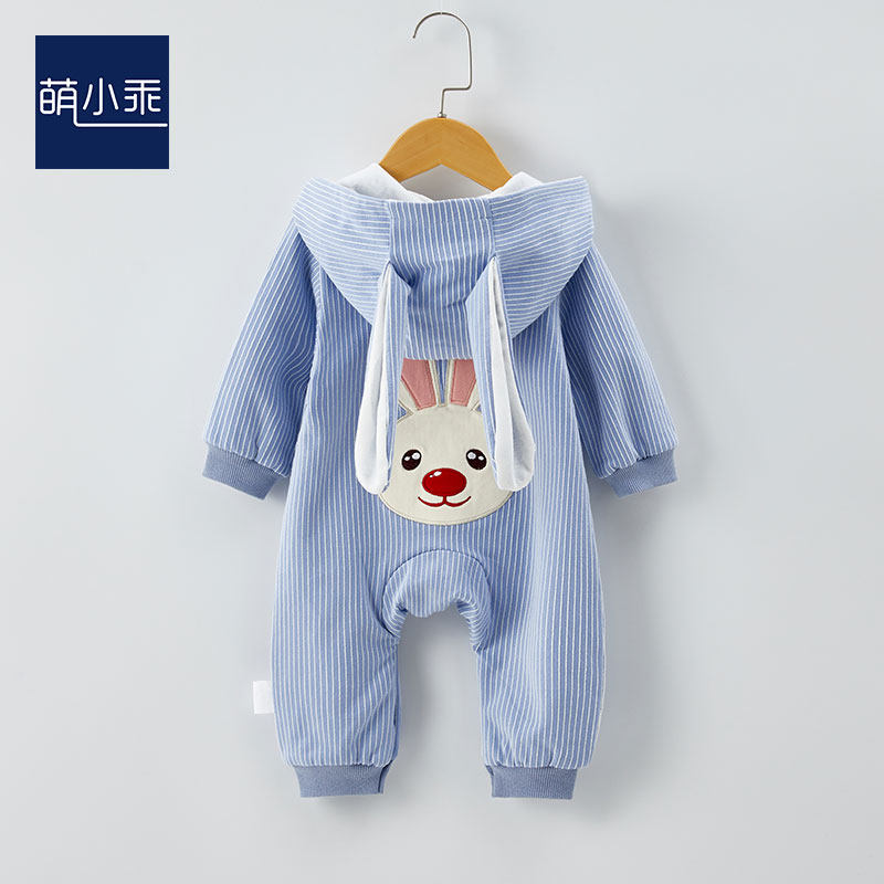 Newborn sweaters out of clothes and climbing clothes for first baby clothes Spring and autumn filled with month baby Han version Halakoku