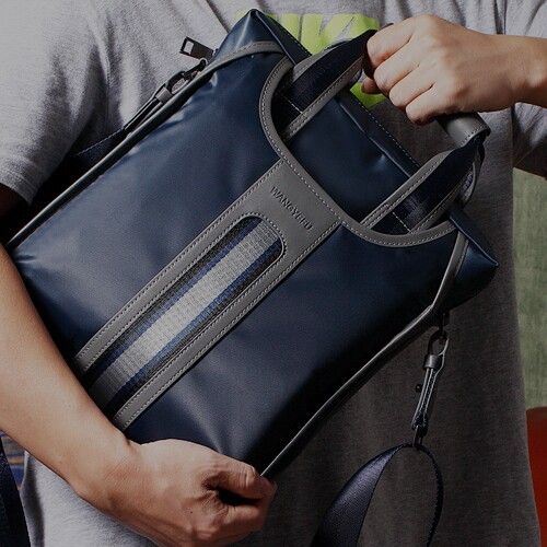 Man Bag Single Shoulder Bag Oxford Cloth Business Briefcase Diagonal Satchel Vertical men's bag Casual Tidal Nylon Handbag