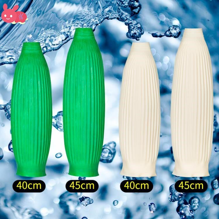 Pure white silicone waterproof sleeve selling fish sleeve thickened rubber lengthened soft leather show set female aquatic fish catching winter
