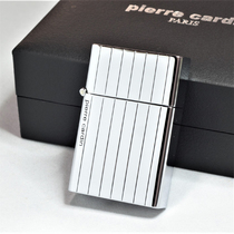 Pilkadan high-end inflatable windproof electronic lighter metal blue fire straight flame creative personality tide gift