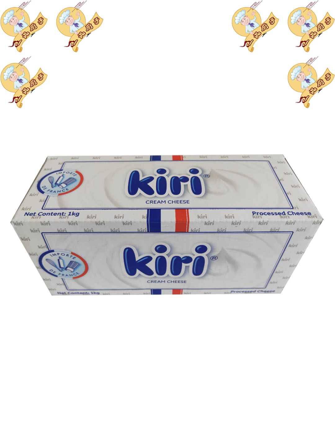 French Imports Kiri Kerry Cream Cheese 1kg Cheese Cheese Cheese Cake Baking Raw Material Spot now
