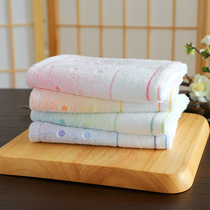 hayashi Japan imported small square towel cotton wash face baby towel household female child wash towel
