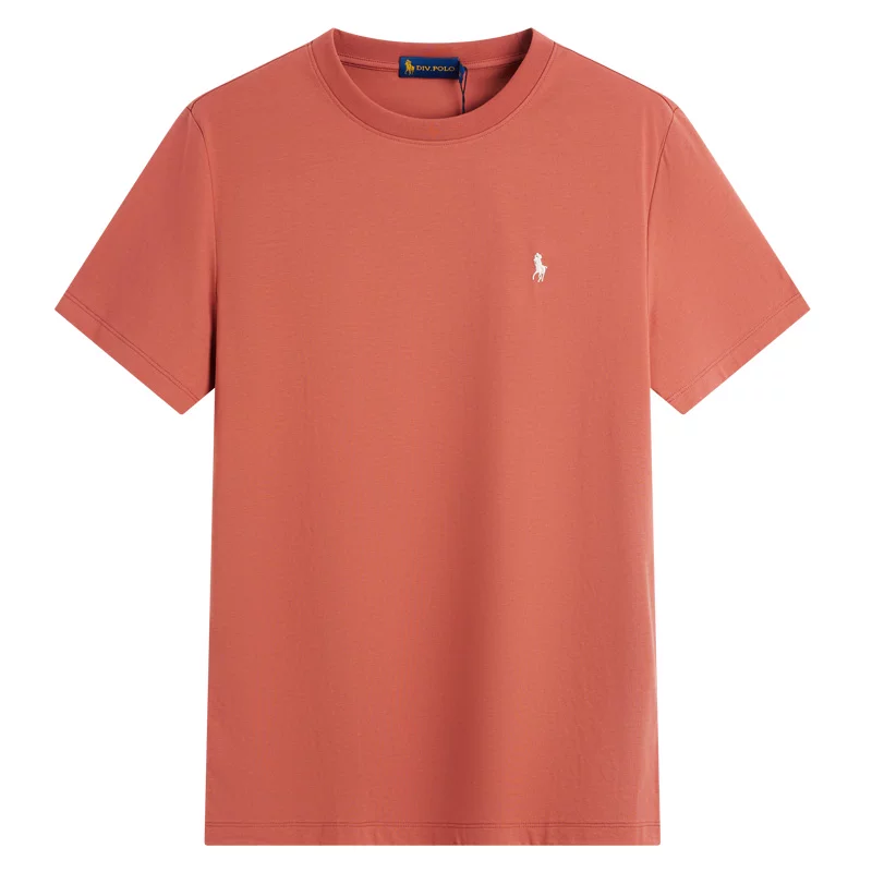 [Холодное ощущение/5A антибактериально] DIVPOLO Polo Ralph Lauren мужская футболка поло с короткими рукавами, лето 2026, новая повседневная футболка топ