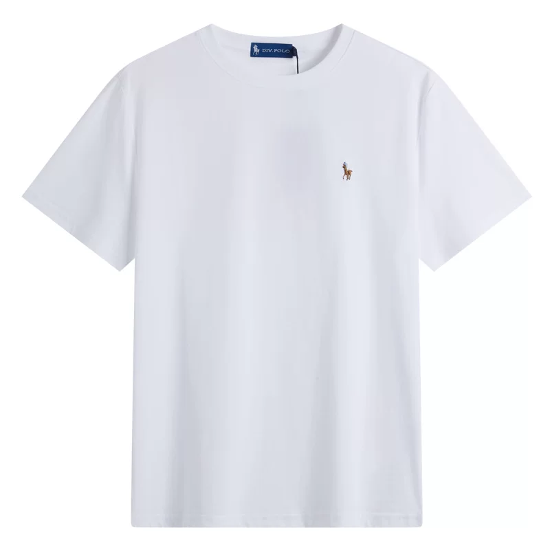 [Холодное ощущение/5A антибактериально] DIVPOLO Polo Ralph Lauren мужская футболка поло с короткими рукавами, лето 2026, новая повседневная футболка топ