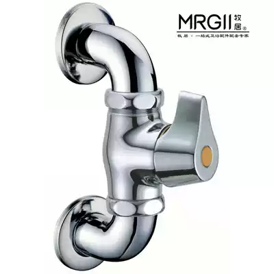 Squatting toilet all copper flush valve quick Open double wall stool flush valve fit monarch toilet basin accessories