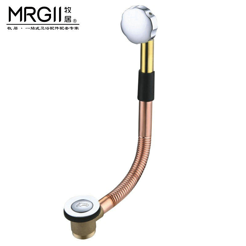 Bath Full Copper Sewer Double Head Bounce Type Blowers Mopping Basins With Spillway Holes Drainage Accessories