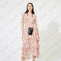 Haier Fardy ) MAJE Lotus Leaf Lace Stereo Flower Cake Dress 20 summer