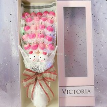 Valentines Day Cartoon Simulation Fruit Bouquet Ping Angel Creative Birthday Gift Little Flying Pin Ping Gift Box