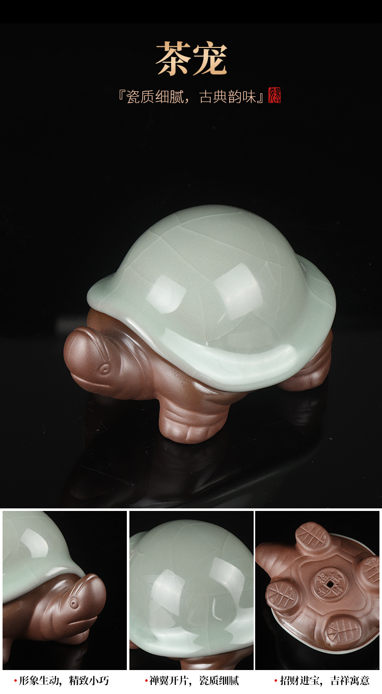 Artisan fairy celadon teacup tea sets tea tray tureen suits for home sitting room kung fu tea tea table