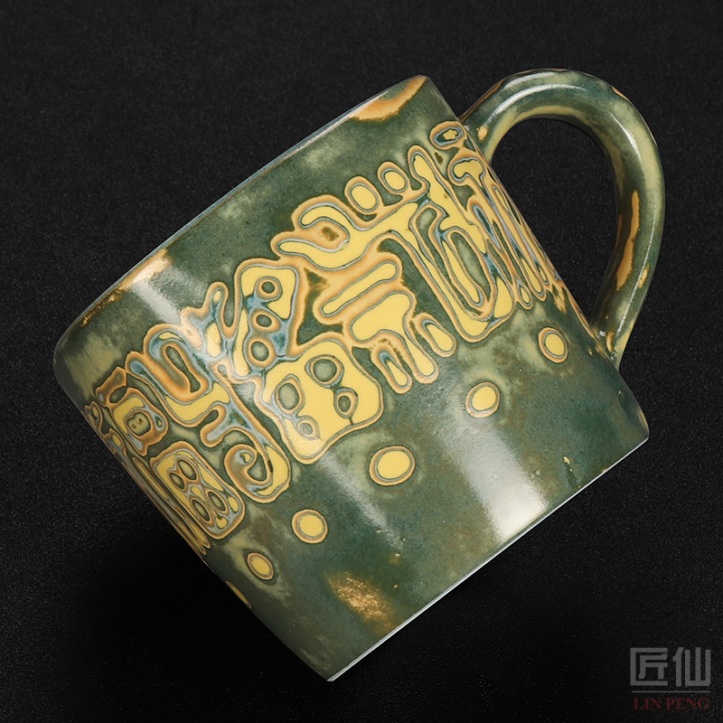 Artisan fairy famous amplifier glass checking retro mugs of household ceramics creative move office tea cup