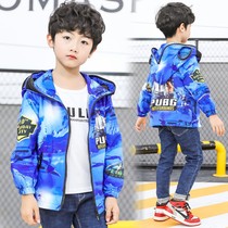  Childrens clothing boys  jackets autumn 2020 new childrens Western style windbreaker spring and autumn little boys handsome chicken clothes trend