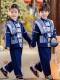 Dai Ethnic Clothing, Ethnic Minority Style, Children's Traditional Hanfu, Autumn and Winter Fleece-Lined Version, Miao Zhuang Ethnic Kindergarten Performance Costume