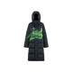 Bosideng down jacket, long drawstring hooded design, same style for men and women, couple fashion, aurora print, trendy and versatile