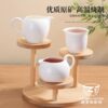 Chaozhou Bone China Fair Cup with Filter, Tea Divider, Integrated High-End Tea Strainer Set, Heat-Resistant Kung Fu Tea Accessories