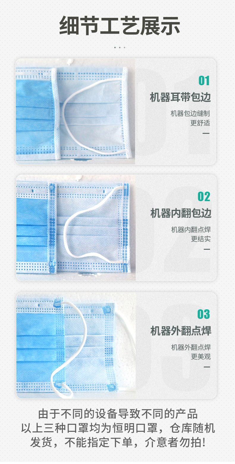 恒明医疗 一次性医用级口罩 10级 图5