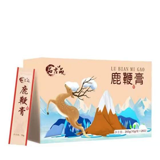 High-purity deer whip cream Changbai Mountain ginseng deer whip slice adult men's nourishing deer kidney cream Jilin sika deer deer whip