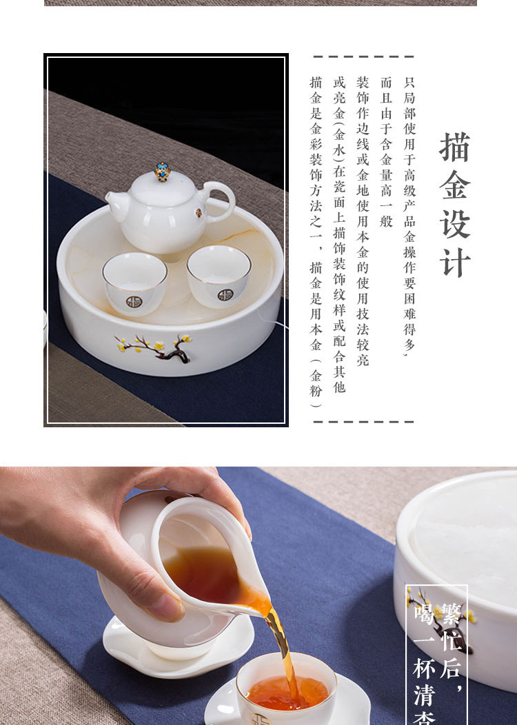 Babson d dehua white porcelain paint sample tea cup household utensils suet jade cup small ceramic cup a single master