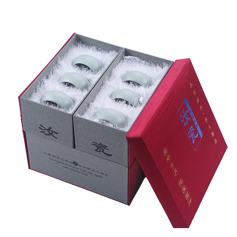 Start your up crack kung fu tea tea set ceramic ice small set of your porcelain teacup tureen whole household gift box