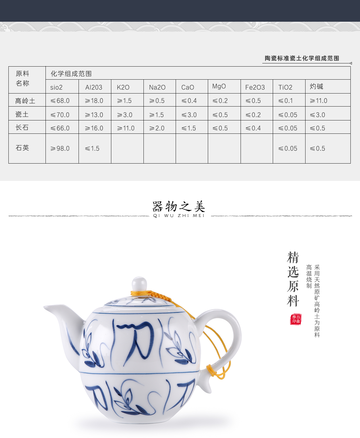 Babson d dehua white porcelain teapot filtering hand - made ceramic beauty of blue and white porcelain pot of single pot of kung fu tea set home