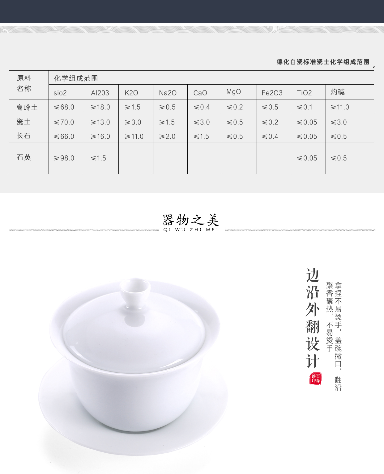 Dehua white porcelain by hand only three tureen green ceramic cups large single suet jade porcelain kung fu tea tea bowl