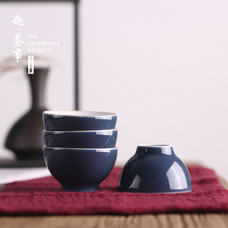 Babson d round expressions using cup hot ceramic glaze proof bowl sample tea cup masters cup single pu - erh tea kungfu tea set