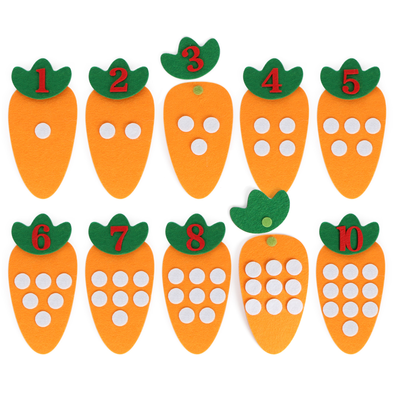 Small class Puzzle Zone Material Semi-finished Kindergarten Area Corner Middle Class Manual Materials Digital Area Made Toy Homemade