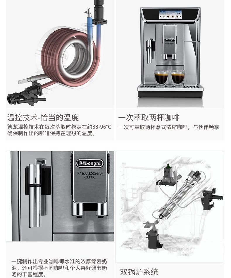 Delonghi DeLong ECAM650,85.MS Máy pha cà phê tự động Văn phòng Ý nhập khẩu - Máy pha cà phê máy pha cafe philips