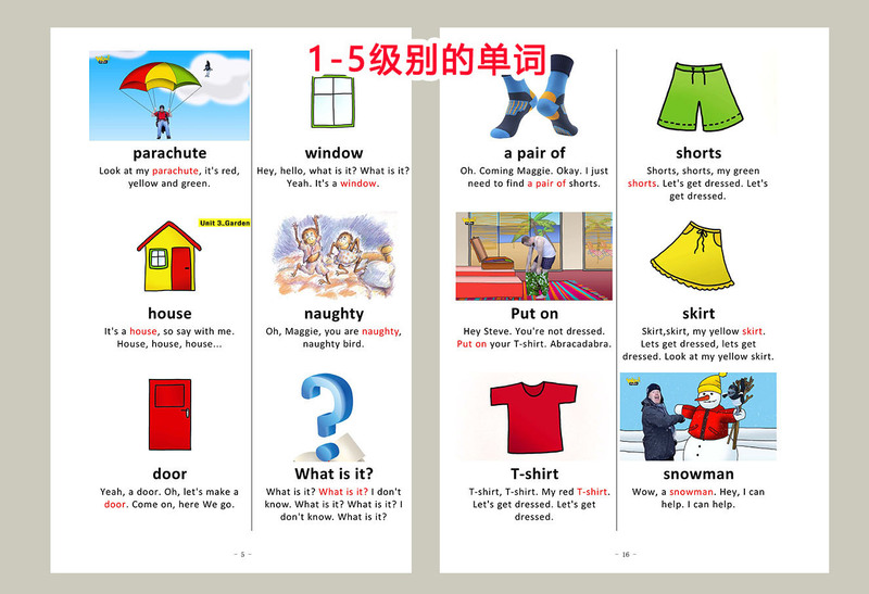 Click-To-Read Version W0W English Vocabulary List