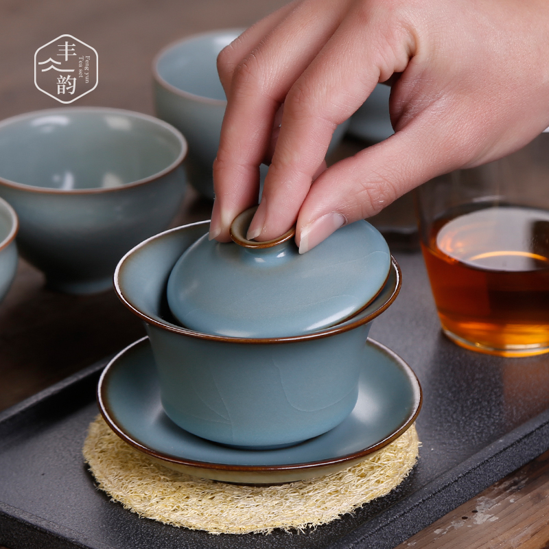 Your up three tureen only a single ice cracked cups of household ceramic tea set on restoring ancient ways but a small kung fu tea bowl