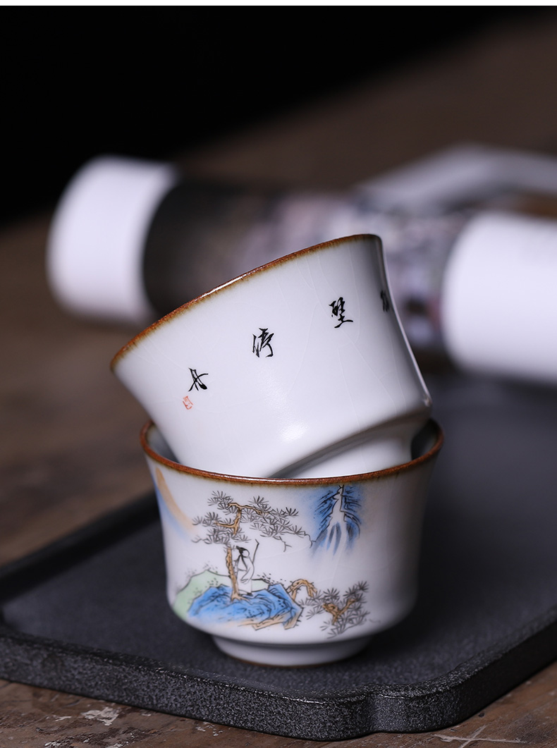 Your up hand - made master cup kung fu tea cups ceramics slicing can keep sample tea cup tea service manual Your porcelain tea cups