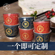 Gilt Master Cup custom Jilan Red pure handmade ceramic tea cup Sterling Silver Cup gongfu tea single Cup individual cup