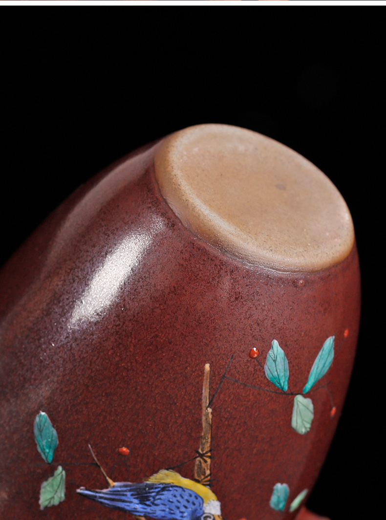 Jingdezhen up ceramic fair keller hand - made large sea kung fu tea tea accessories in tea and tea cup in use