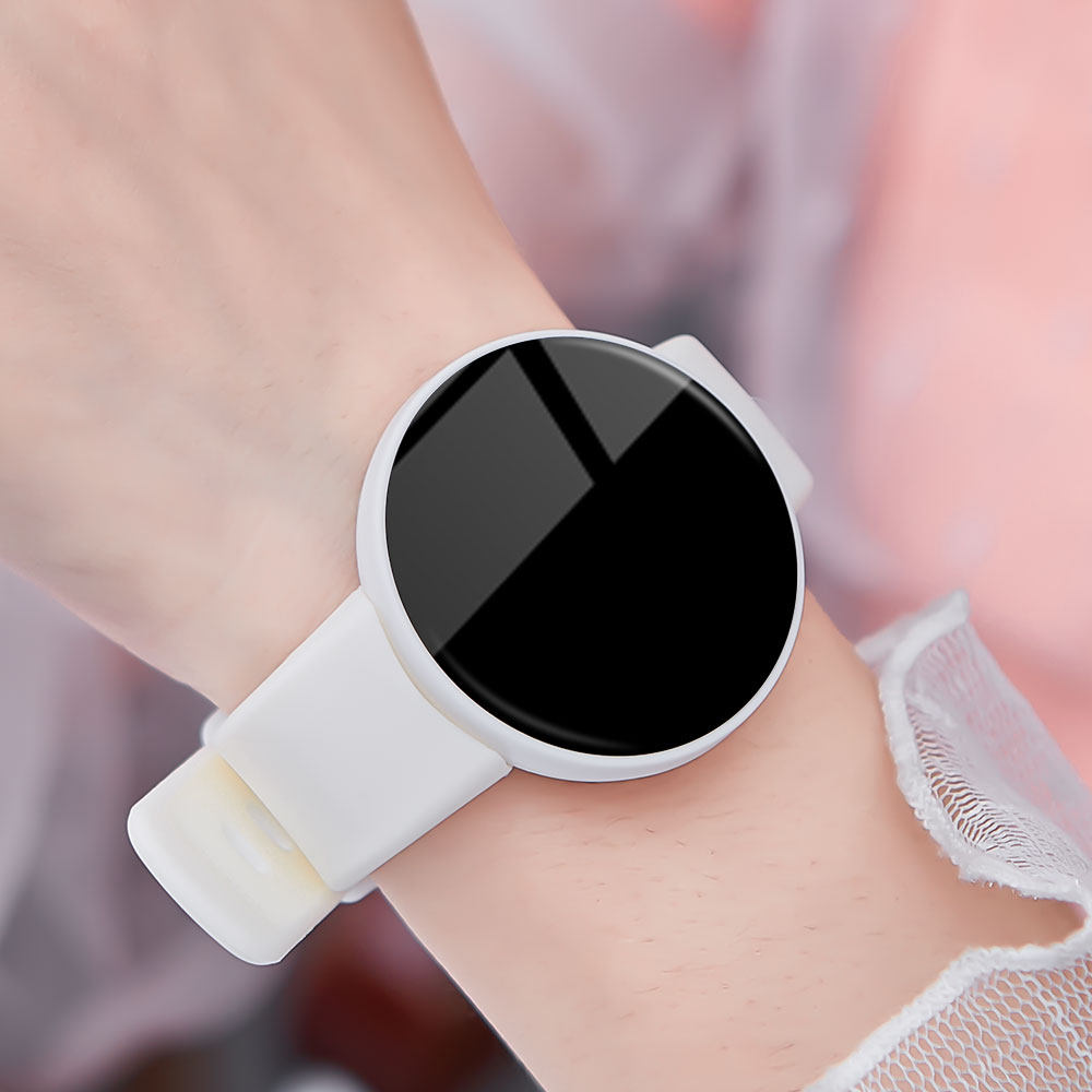 2022 New Watches Schoolgirl White Smart Hand Ring Tide Multifunction Sports Men's Electronic Watches Waterproof