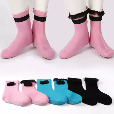 Diving socks thickened warm winter swimming non-slip wear-resistant anti-cut waterproof female swimming shoes snorkeling socks Beach socks quick-drying