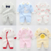 Nữ bé mùa xuân và mùa thu đông chần chuốt ấm áp jumpsuit nam 3 tháng 0 mùa thu 6 quần áo bé 1 tuổi quần áo sơ sinh áo liền quần cho bé Áo liền quần