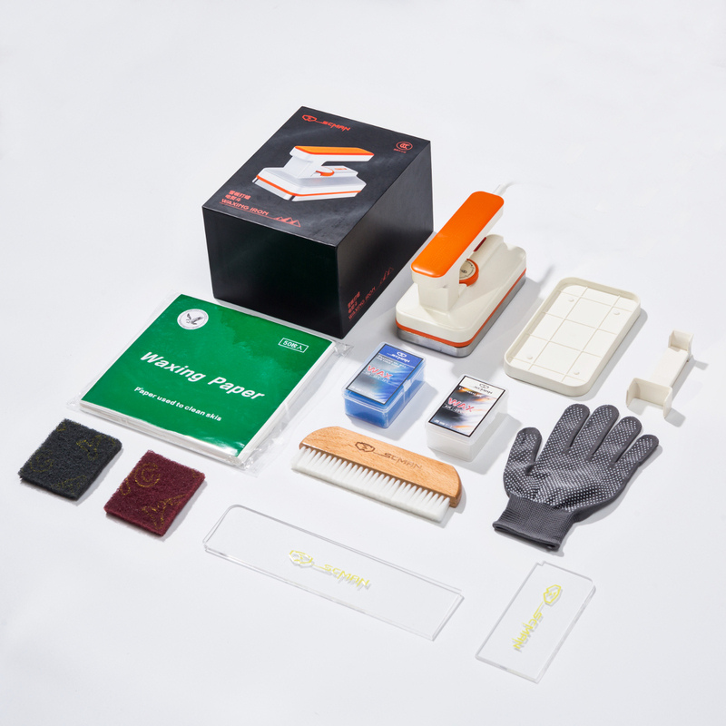 Scman New Snowboard Waxing and Maintenance Kit Wax Paper Wax Remover Edge Repair Patch Base Nano-Level Carbon Hydrocarbon Snow Wax