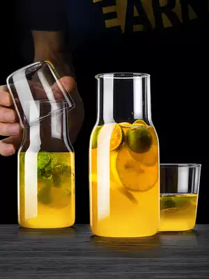 Glass ins Wind Japanese style one person drink a pot of juice drink cup cold kettle high temperature tea cup