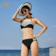 Bộ bikini 361 độ gợi cảm khoe ngực nhỏ 3 điểm 2019 mới hè nữ áo tắm nóng bỏng mùa xuân - Bikinis