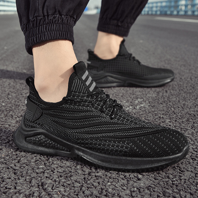 ins超火透气潮鞋飞织韩版潮流男士运动鞋软底休闲板鞋网面男鞋子