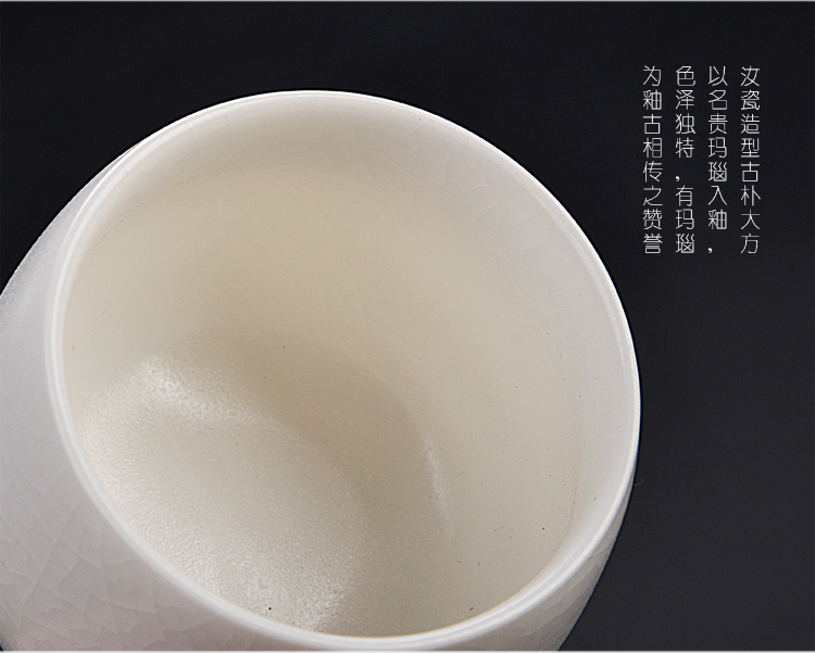 The ancient ivory white cup sample tea cup kung fu master sheng up new one thin foetus single CPU open piece of white jade porcelain cup